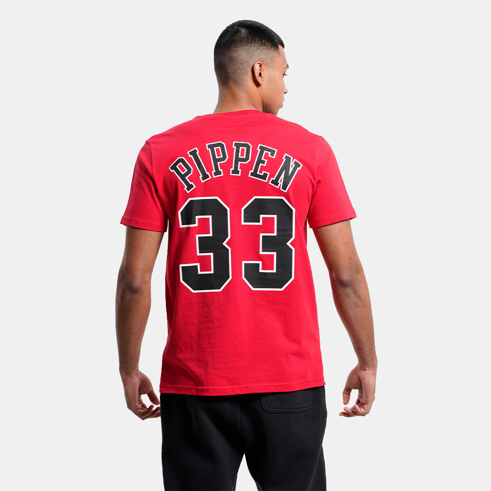 Mitchell & Ness Name & Number Scottie Pippen Chicago Bulls Men's T-Shirt