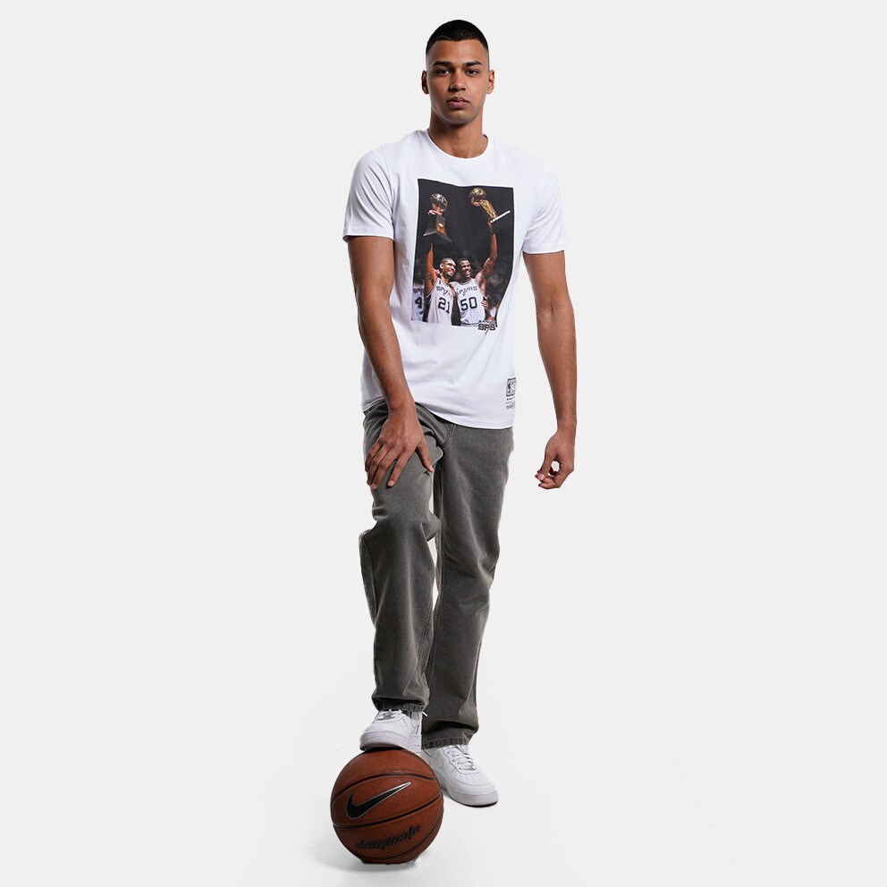 Mitchell & Ness NΒΑ San Antonio Spurs Player Photo Ανδρικό T-Shirt