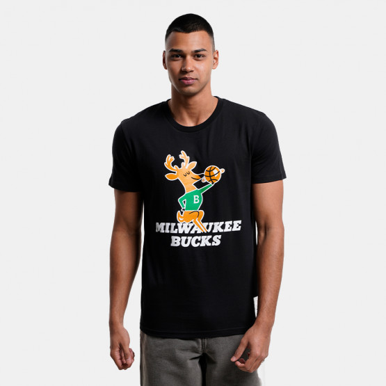 Mitchell & Ness NBA Mileaukee Bucks Team Logo Men's T-Shirt