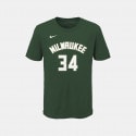 Nike Giannis Antetokounmpo Milwaukee Bucks Kids' T-shirt