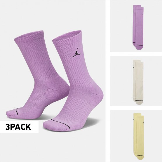 Jordan Jumpman Cush Poly Crew 3-Pack Unisex Κάλτσες