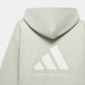 adidas Performance Basketball Unisex Μπλούζα με Κουκούλα