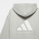 adidas Performance Basketball Unisex Μπλούζα με Κουκούλα