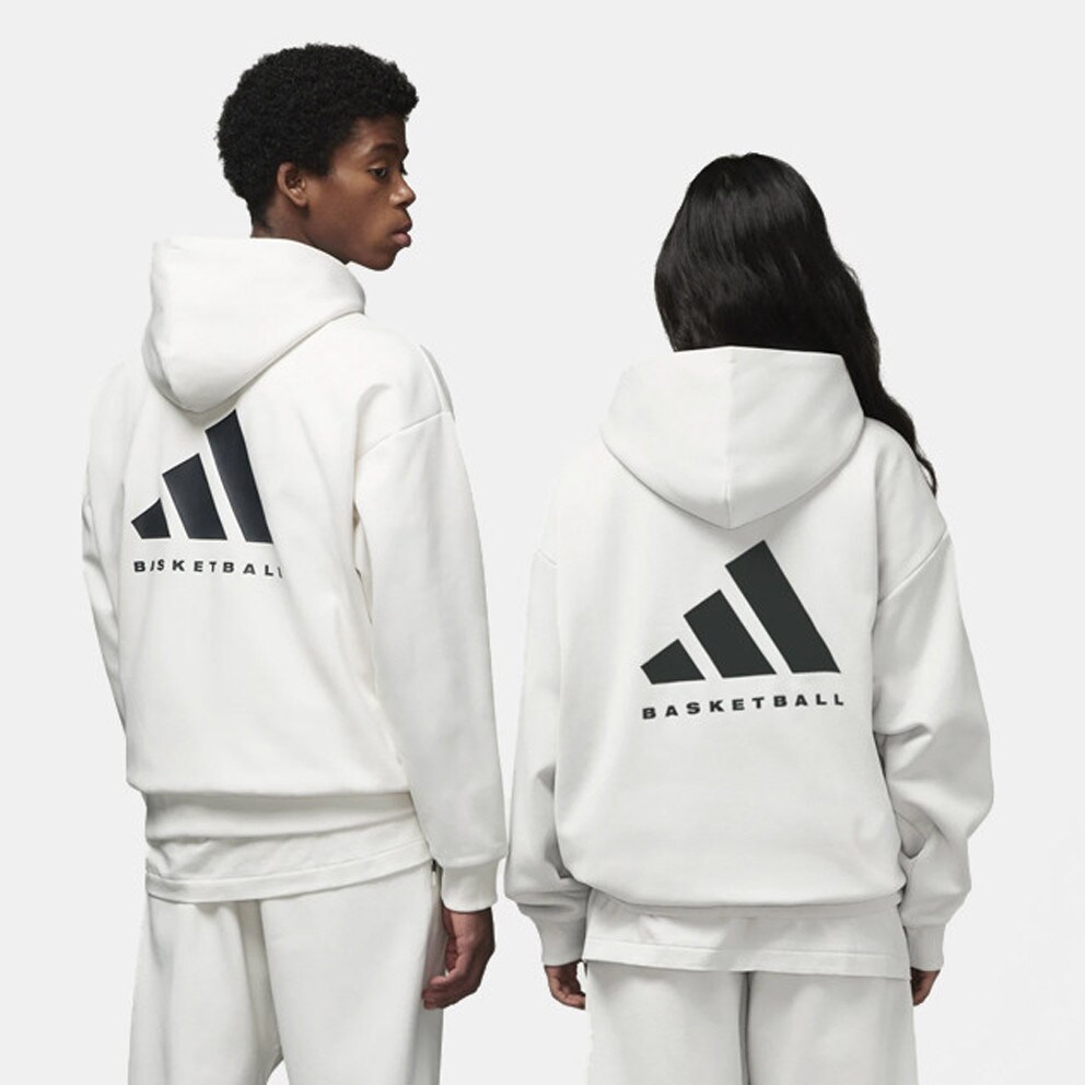 adidas Performance Basketball Unisex Μπλούζα με Κουκούλα