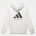 adidas Performance Basketball Unisex Μπλούζα με Κουκούλα