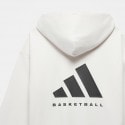 adidas Basketball Unisex Μπλούζα με Κουκούλα