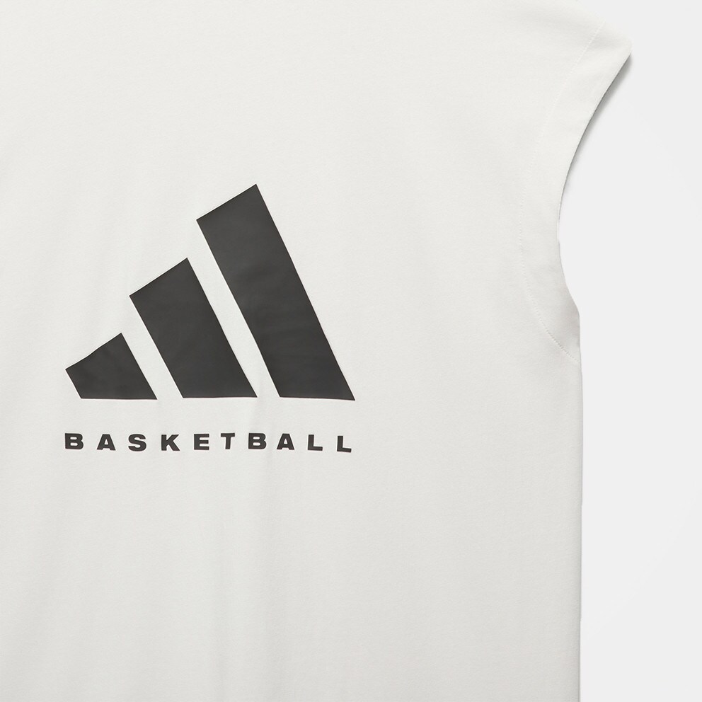 adidas Basketball Unisex Αμάνικη Μπλούζα