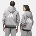 adidas Performance Basketball Unisex Μπλούζα με Κουκούλα