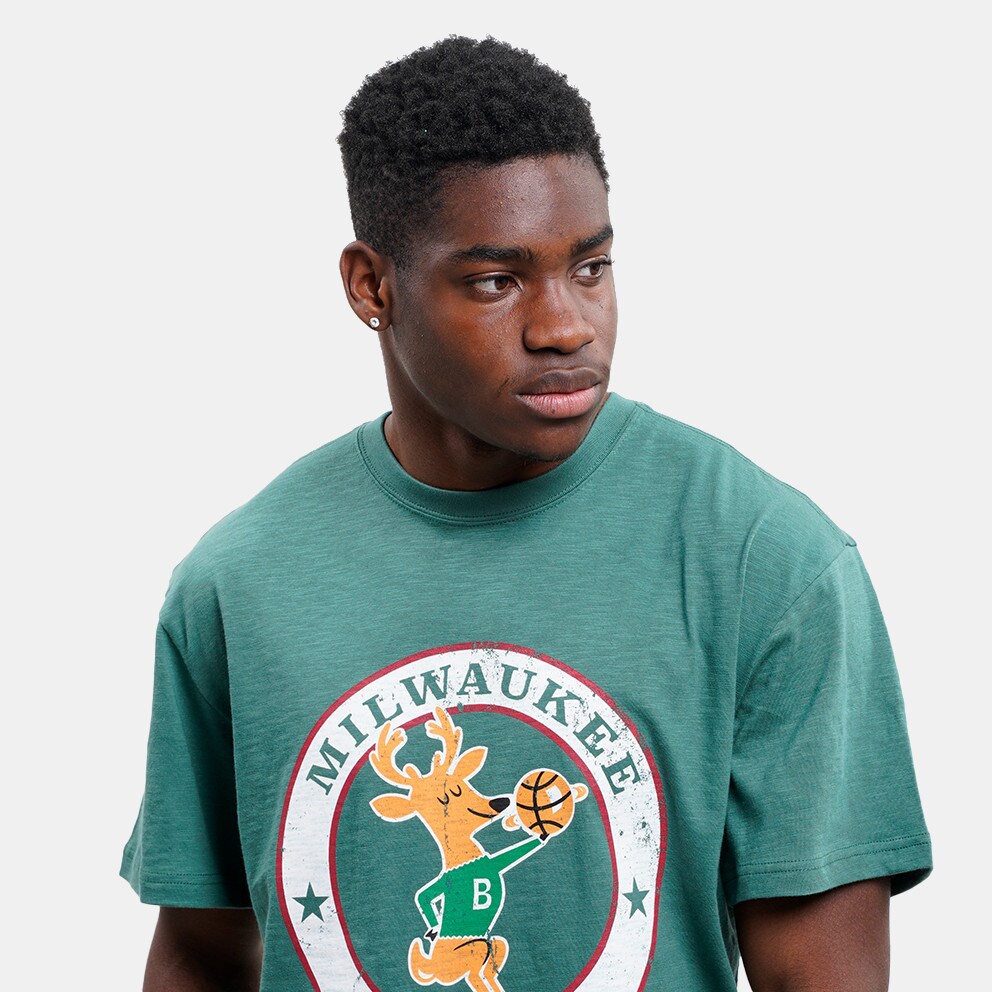 Mitchell & Ness NBA Milwaukee Legendary Slub Ανδρικό T-Shirt