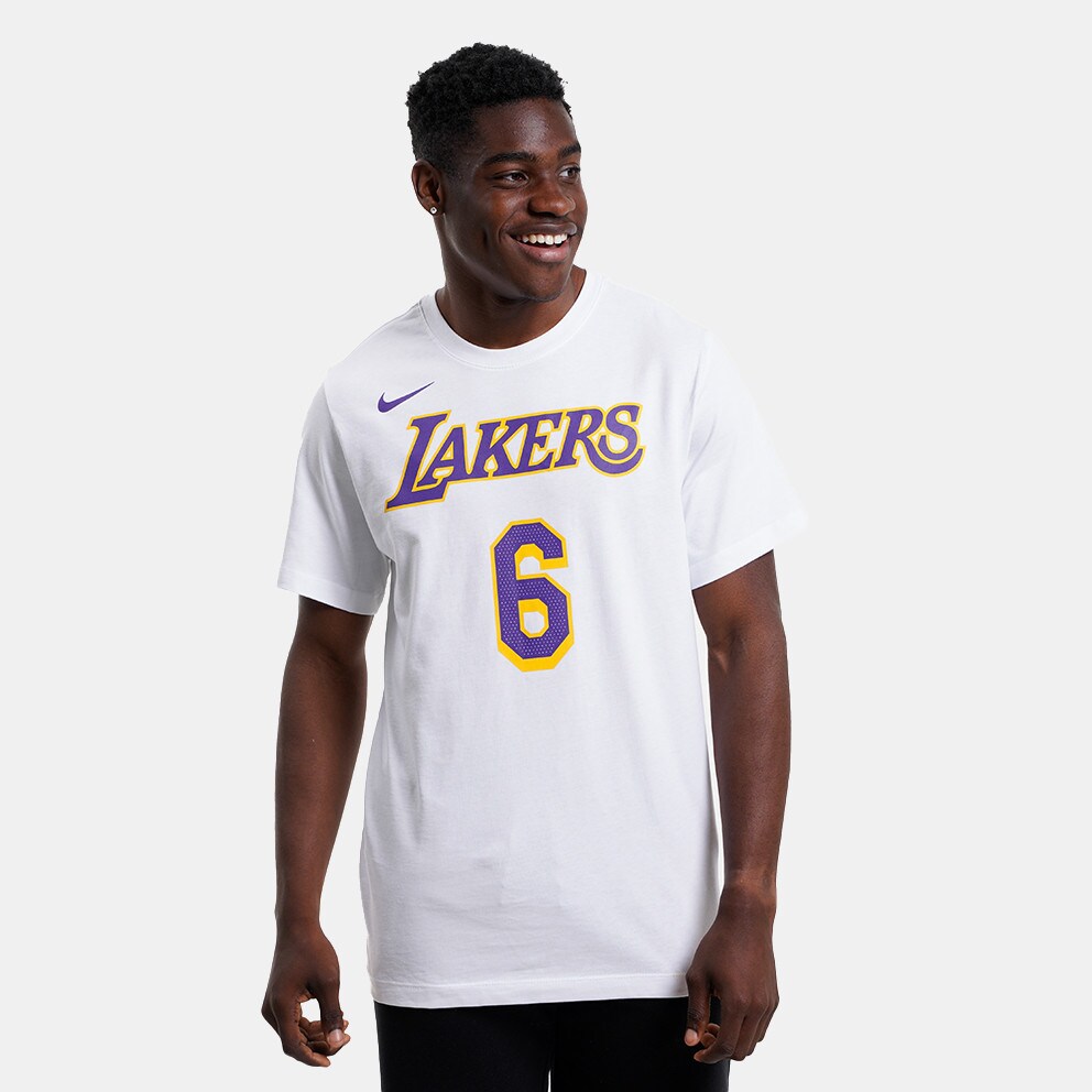 Nike Lakers NBA Labron James Men's T-shirt