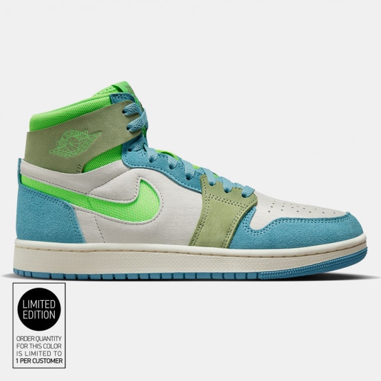 Jordan Air 1 Zoom CMFT 2 "Cerulean & Green Strike" Γυναικεία Μποτάκια