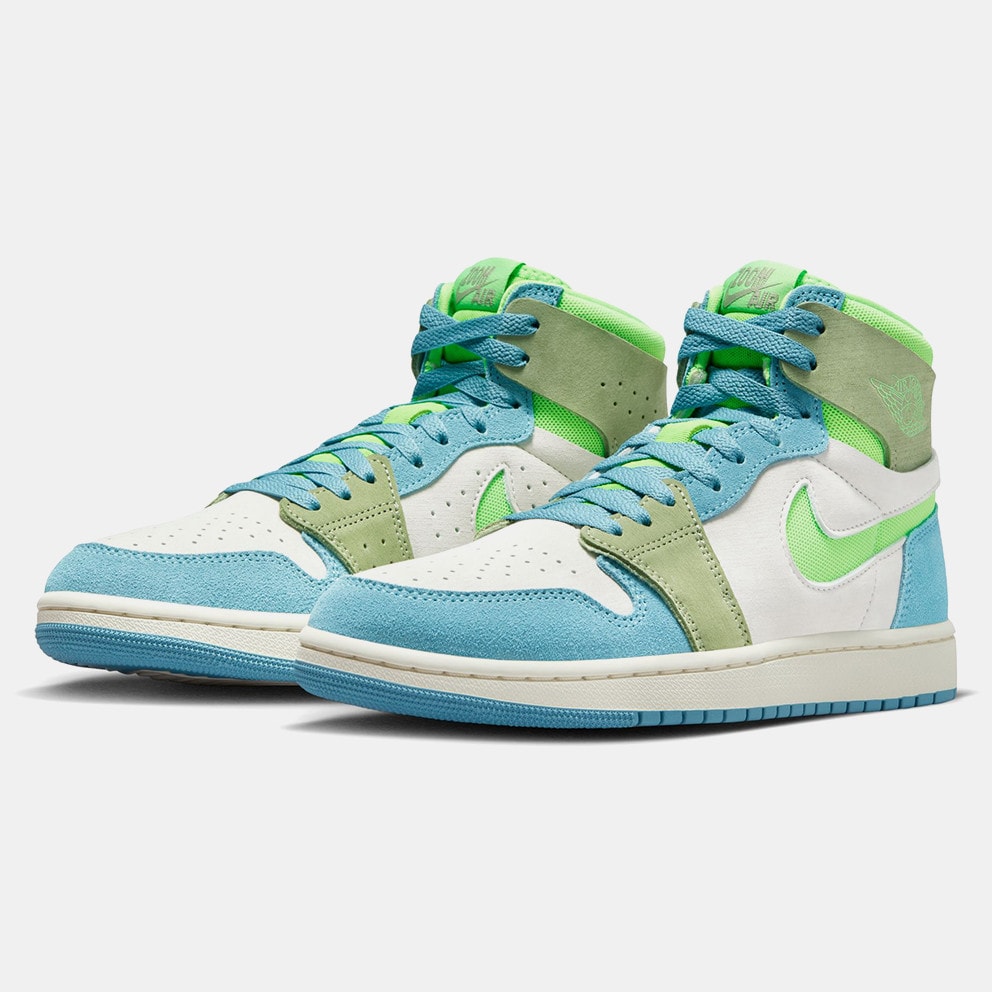 Jordan Air 1 Zoom CMFT 2 "Cerulean & Green Strike" Γυναικεία Μποτάκια