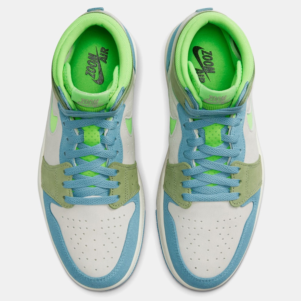 Jordan Air 1 Zoom CMFT 2 "Cerulean & Green Strike" Γυναικεία Μποτάκια