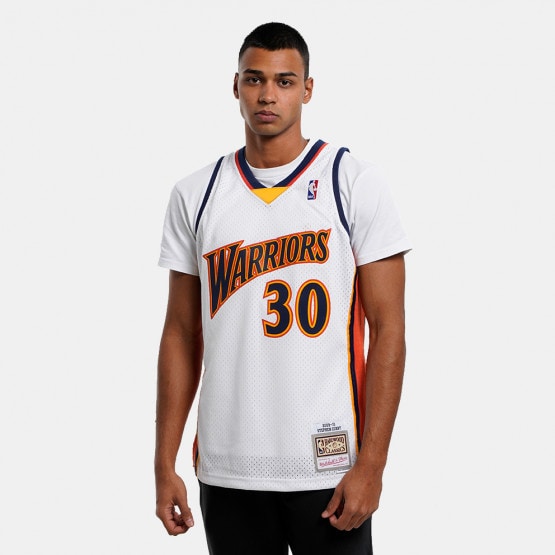 Golden State Warriors 2009 Steph Curry Hardwood Classics Home Swingman  Jersey By Mitchell & Ness - White - Mens