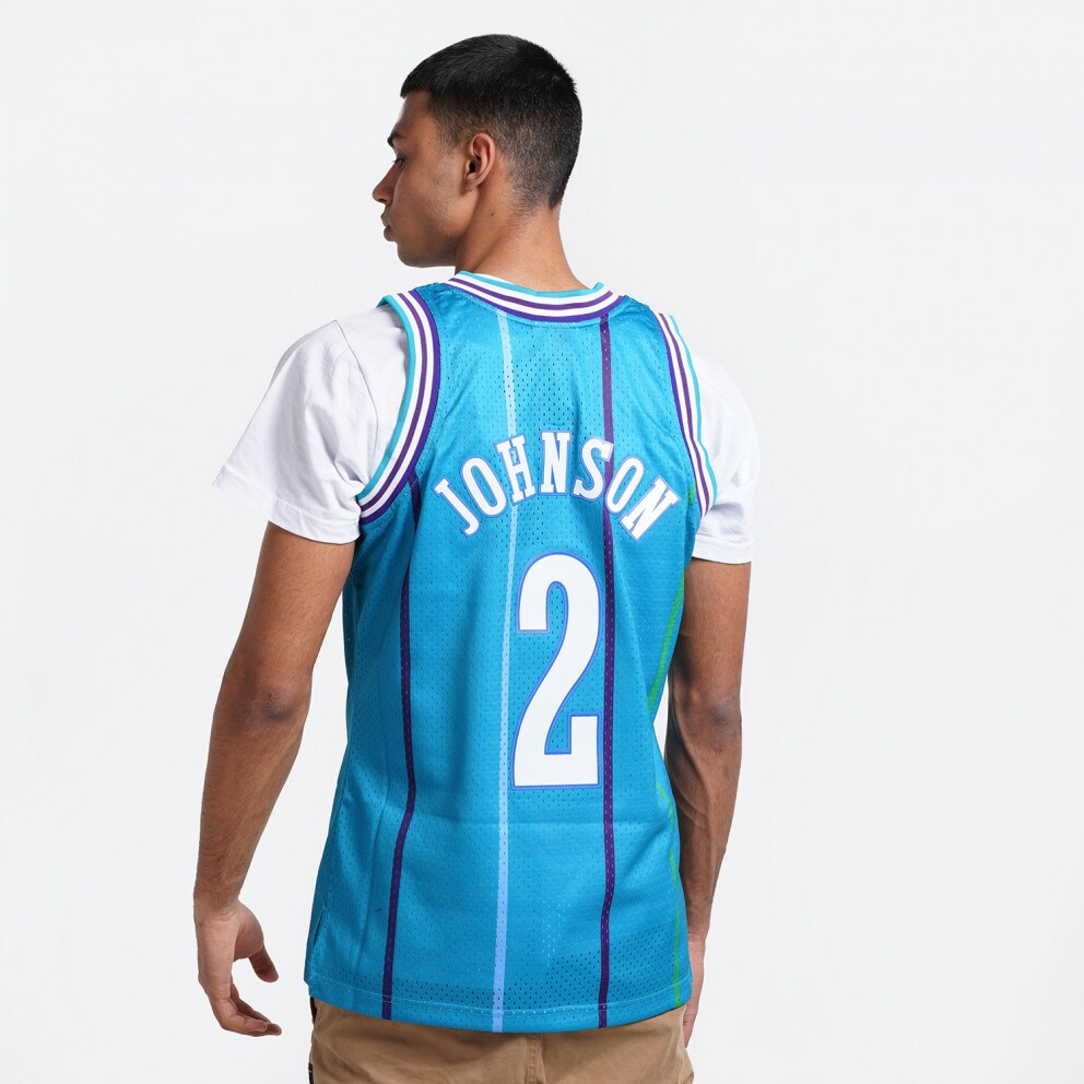 Mitchell & Ness Larry Johnson Charlotte Hornets Swingman Men's Jersey