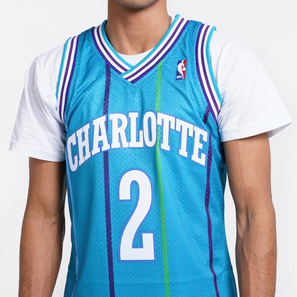 Mitchell & Ness Larry Johnson Charlotte Hornets Swingman Men's Jersey