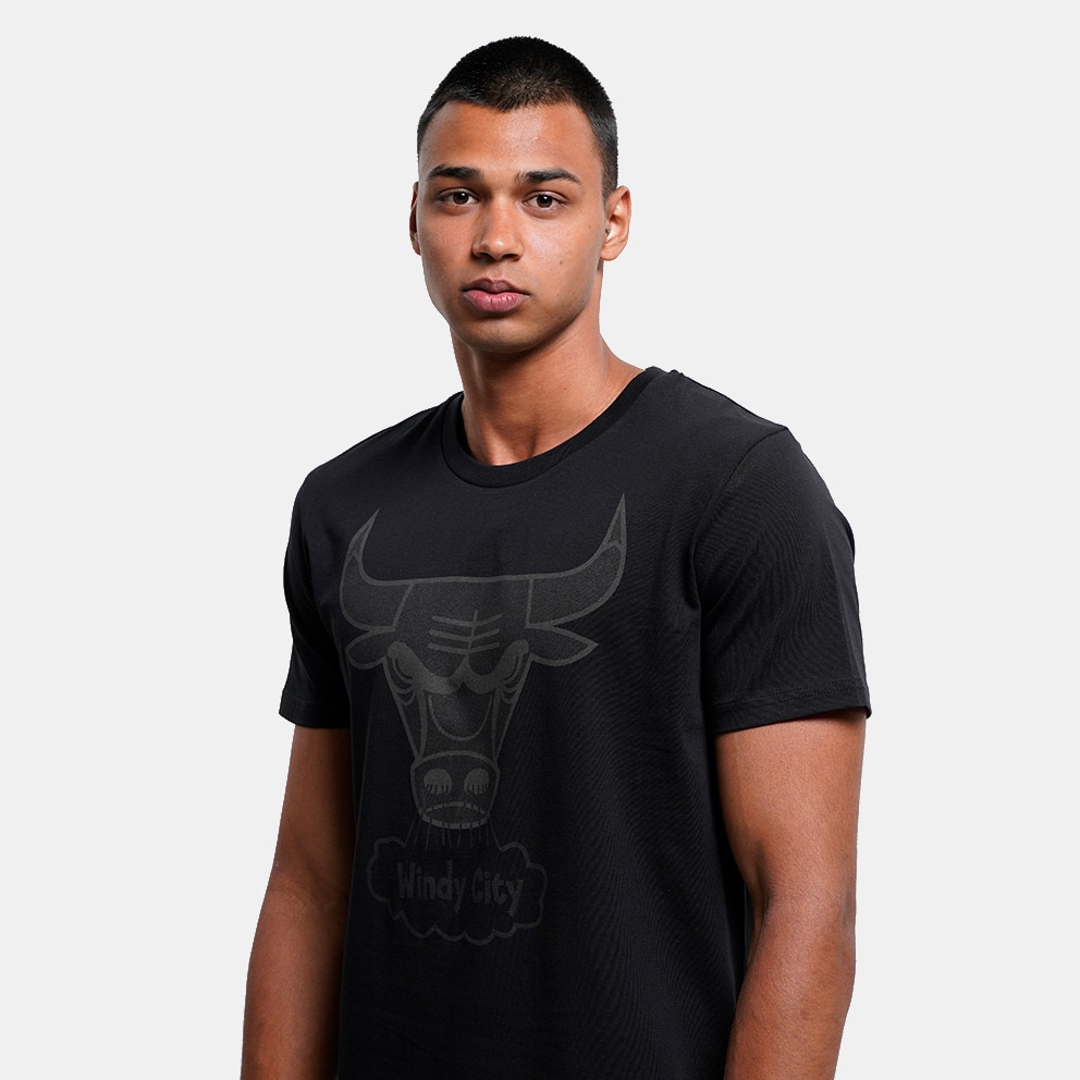 Mitchell & Ness NBA Black Tonal Print Tee