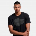 Mitchell & Ness NBA Los Angeles Lakers Black Tonal Print Men's T-shirt