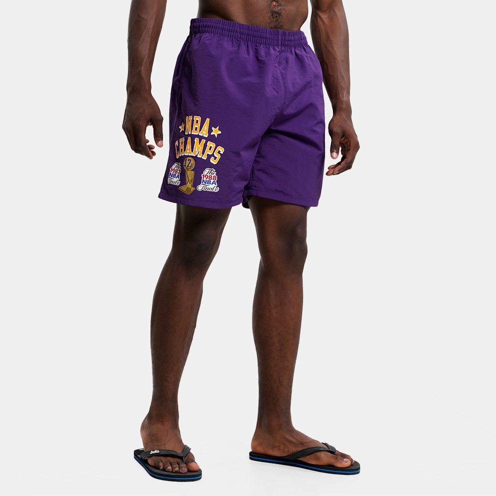 Mitchell & Ness Team Heritage Los Angeles Lakers Ανδρικό Σορτς