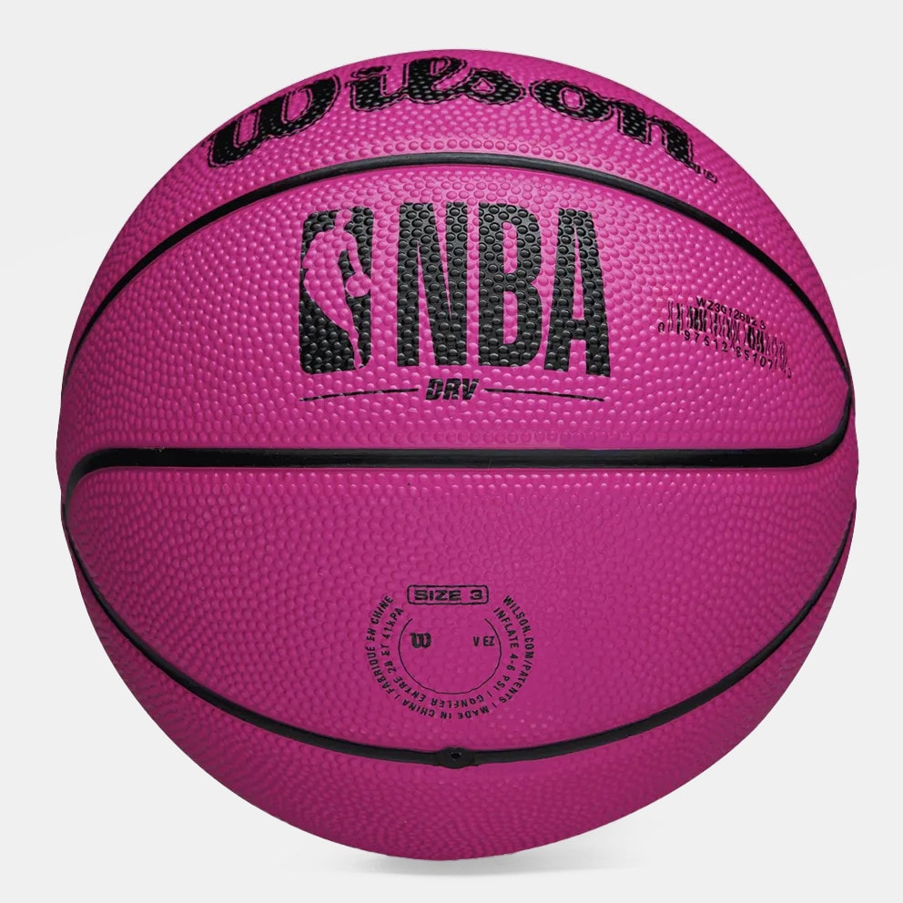 Wilson Nba Drv Bskt Mini Pink 3