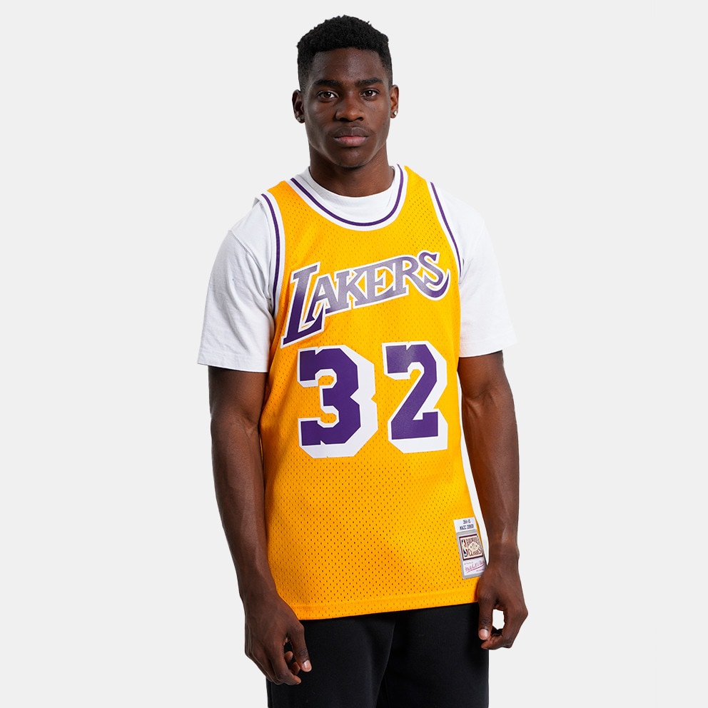 Women's Mitchell & Ness Los Angeles Lakers NBA Magic Johnson Basketball  Jersey