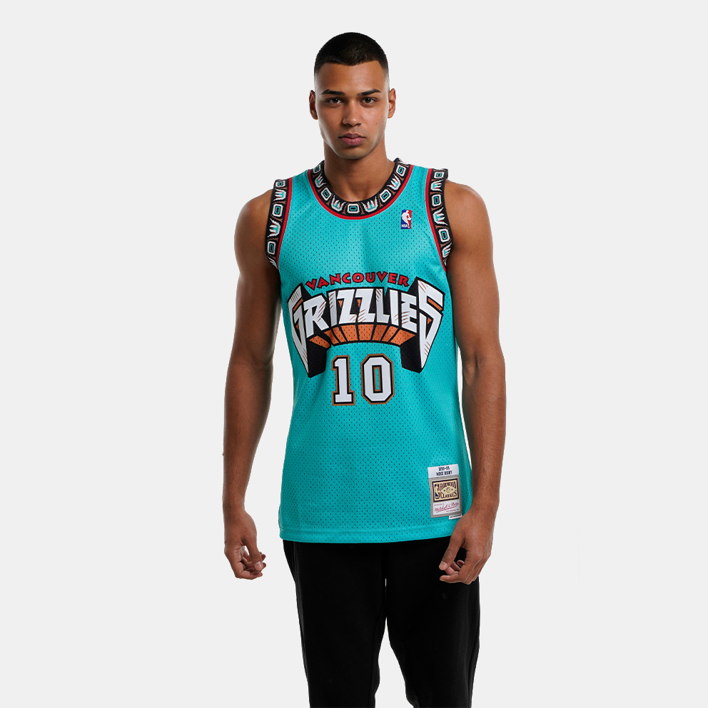 Mitchell & Ness Vancouver Grizzlies Mike Bibby 10 Teal Replica
