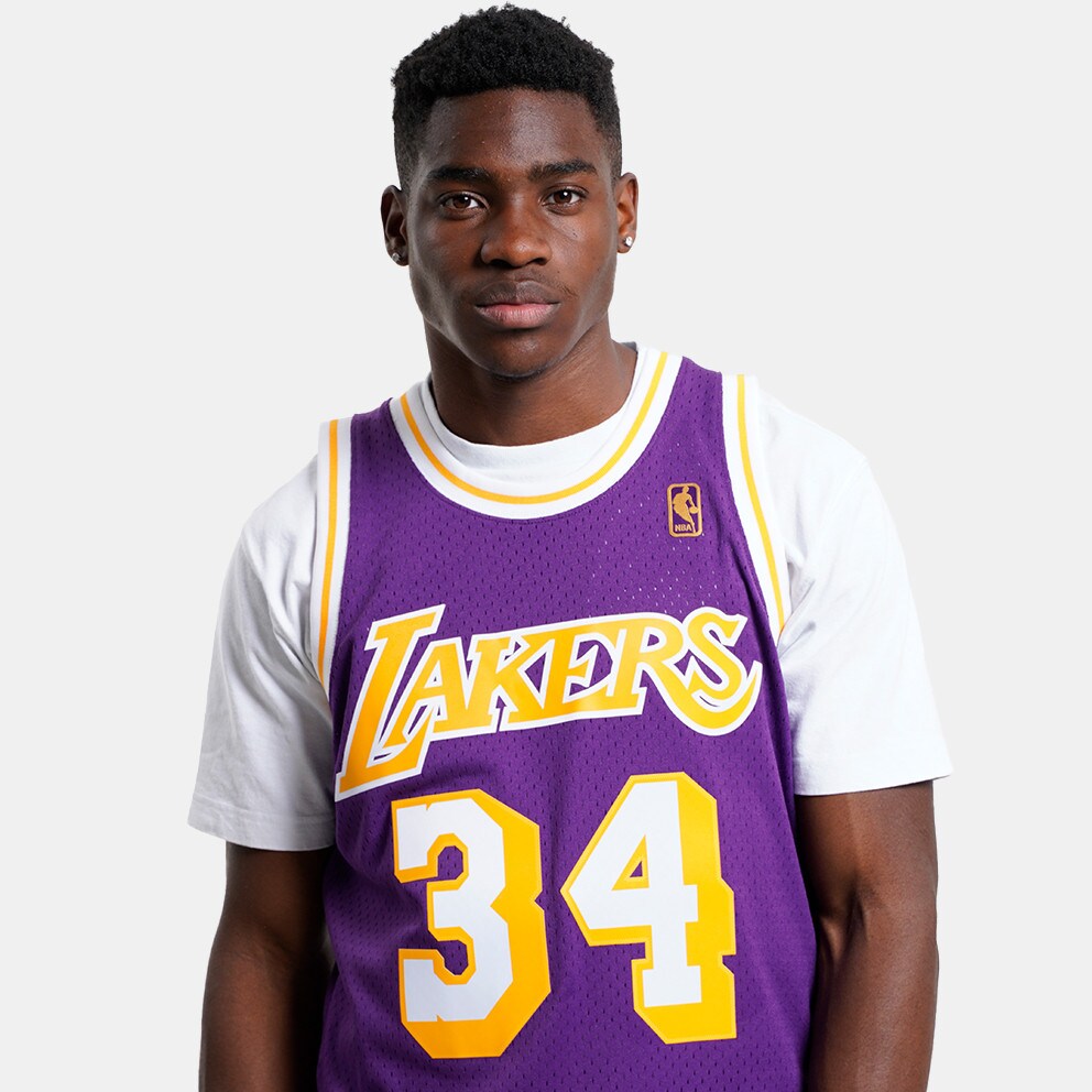 Mitchell & Ness NBA Shaquille O'Neal Los Angeles Lakers 1996-97 Swingman Ανδρική Μπασκετική Φανέλα