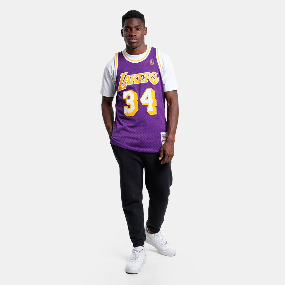 Mitchell & Ness NBA Shaquille O'Neal Los Angeles Lakers 1996-97 Swingman Ανδρική Μπασκετική Φανέλα