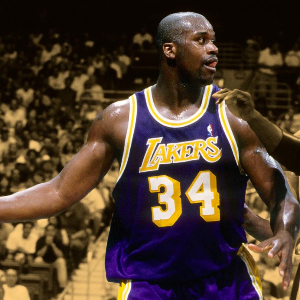 Mitchell & Ness NBA Shaquille O'Neal Los Angeles Lakers 1996-97 Swingman Ανδρική Μπασκετική Φανέλα
