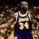Mitchell & Ness NBA Shaquille O'Neal Los Angeles Lakers 1996-97 Swingman Ανδρική Μπασκετική Φανέλα