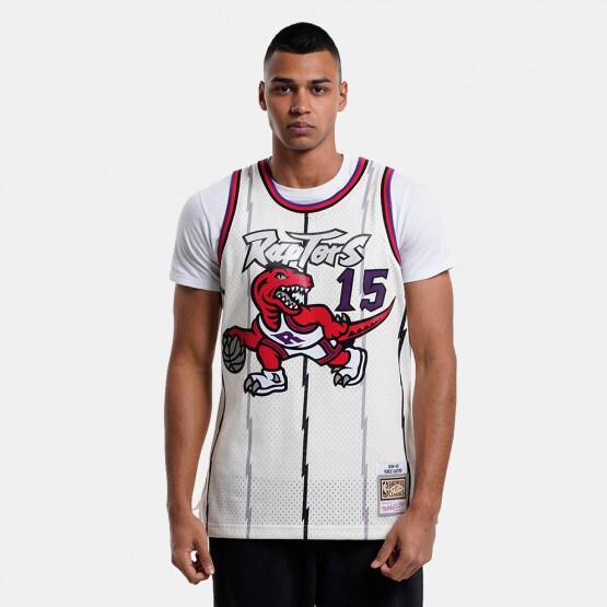 Mitchell & Ness NBA Vince Carter Toronto Raptors 1998-99 Off White Men's Basketball Jersey