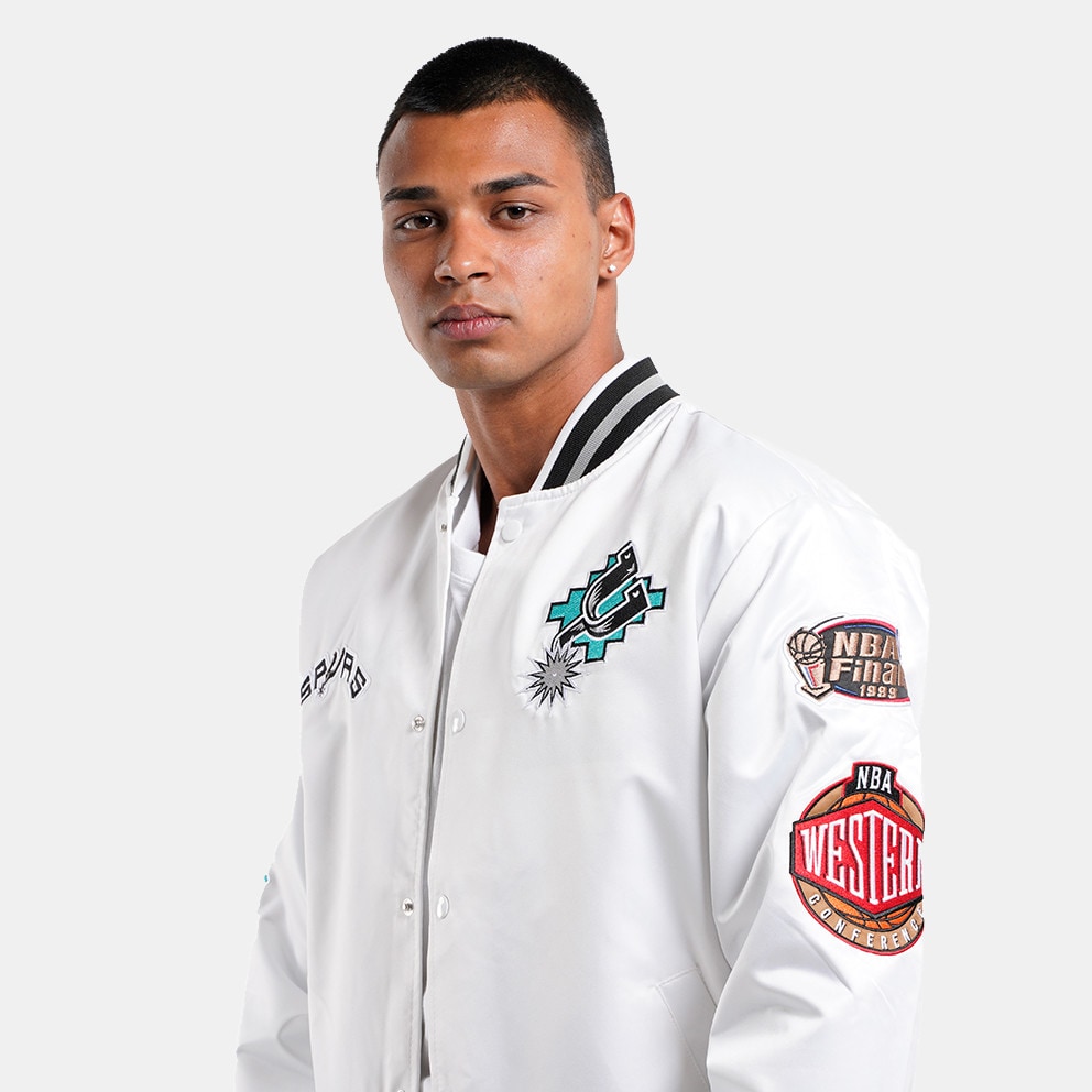 Mitchell & Ness San Antonio Spurs Hometown Lighweight Satin Ανδρική Ζακέτα