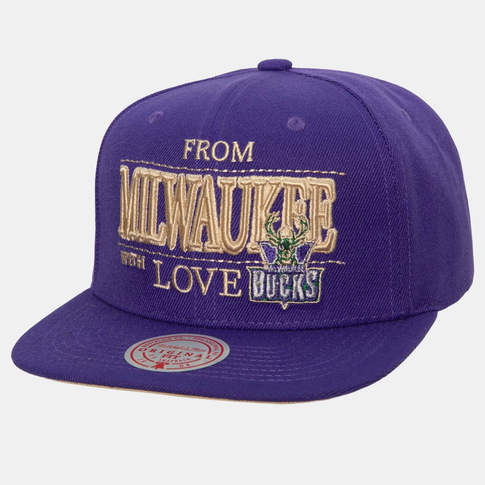 Mitchell & Ness NBA With Love Milwaukee Bucks Ανδρικό Καπέλο