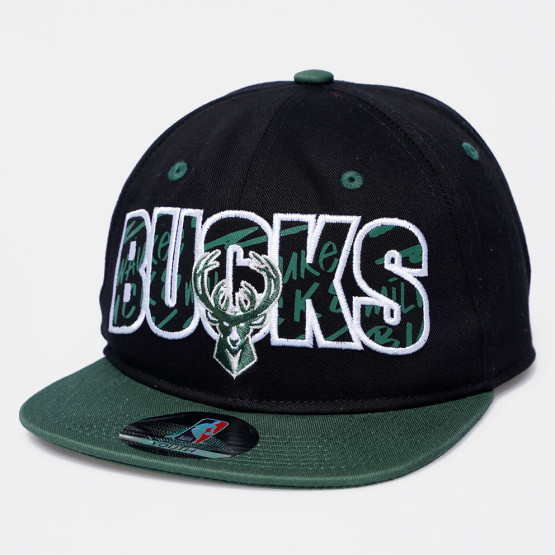 NBA Print Applique Deadstock Milwaukee Bucks Παιδικό Καπέλο