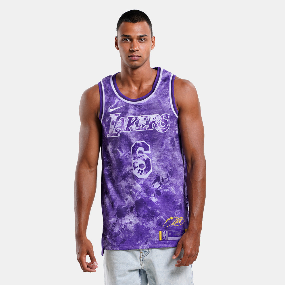 Nike NBA Stephen LeBron James Los Angeles Lakers 2022-23 Select Series  Men's Basketball Jersey Purple FD4093-580