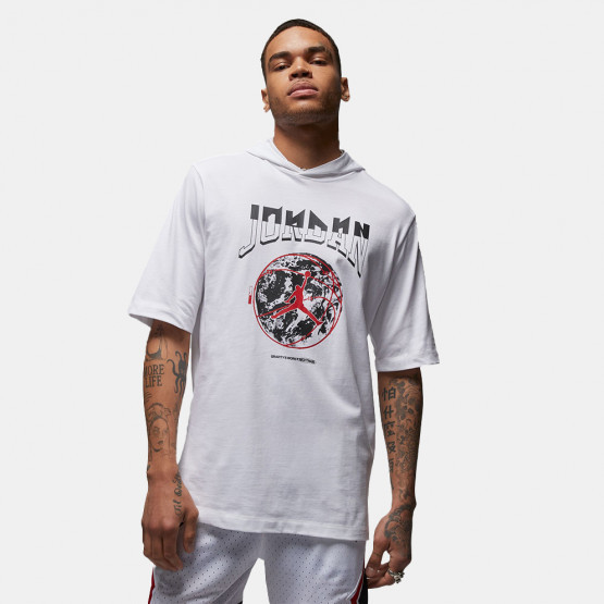 Jordan Sport Ανδρικό T-shirt με Κουκούλα