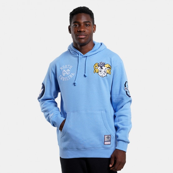 Mitchell & Ness University Of North Carolina Hometown Fleece Ανδρική Μπλούζα με Κουκούλα