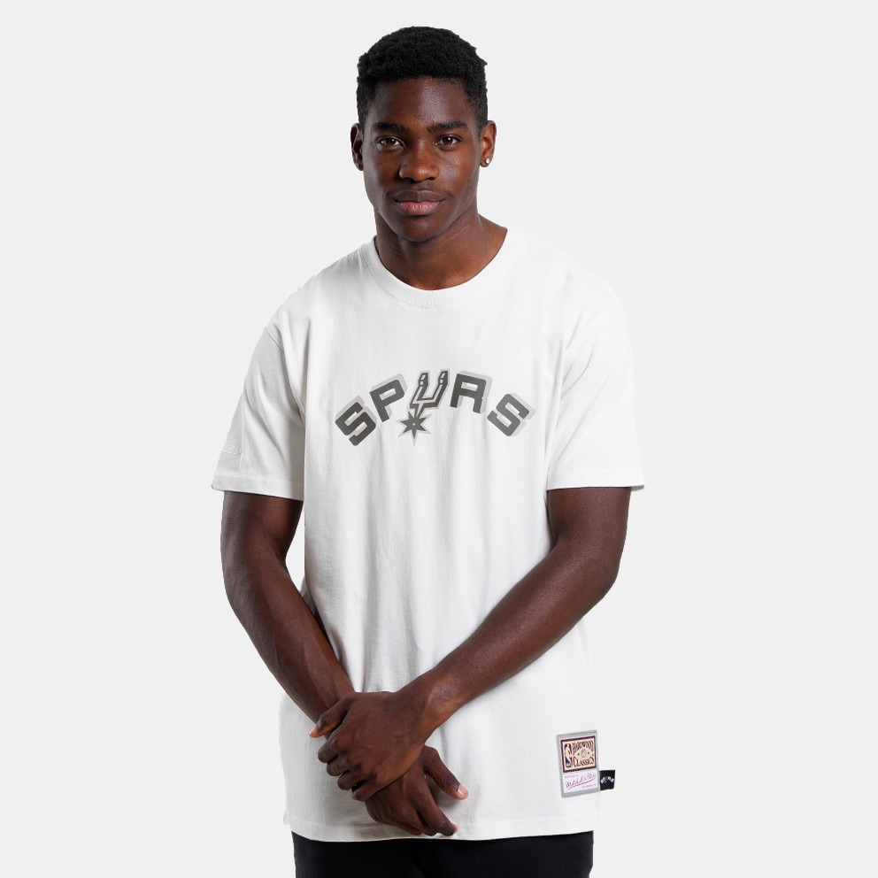 Mitchell & Ness NBA San Antonio Spurs Off White Ανδρικό T-shirt