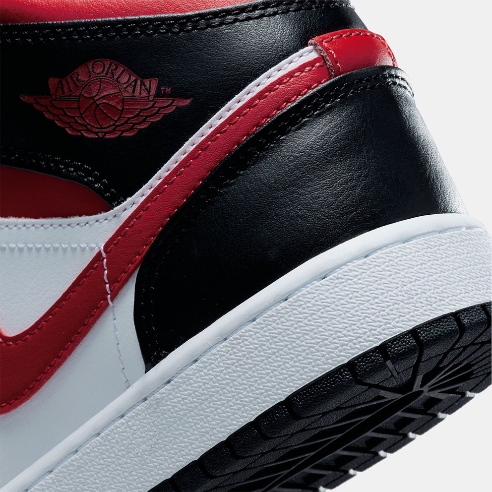 Jordan Air 1 Mid  'Black Fire Red' Παιδικά Μποτάκια