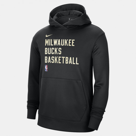 Nike Dri-FIT NBA Milwauke Bucks Ανδρική Μπλούζα με Κουκούλα