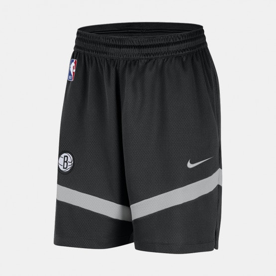 Nike Brooklyn Nets Mnk Dri-Fit Prac Icon+ 8In Men's Shorts Black/Grey ...