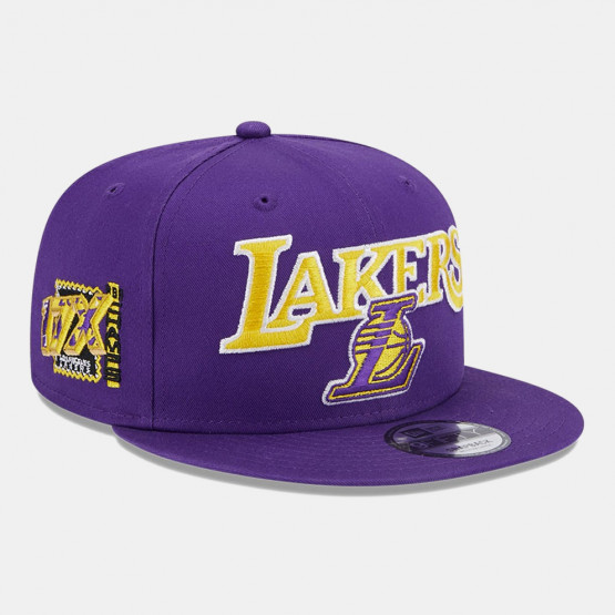 Men's New Era Camo Los Angeles Lakers 9FIFTY Trucker Snapback Hat