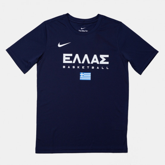 Nike Greece 2023 Παιδικό Mπασκετικό T-Shirt