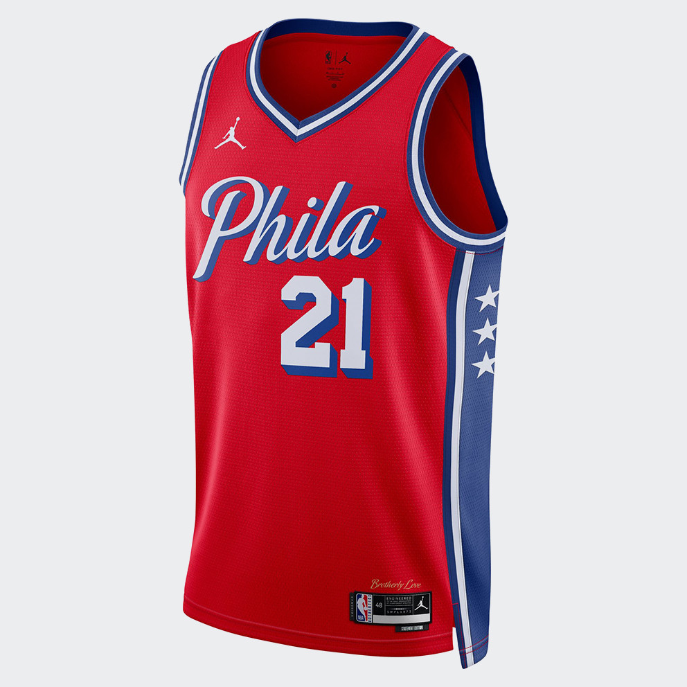JORDAN Jordan Dri-FIT NBA Philadelphia 76ers Statement Edition Swingman Ανδρική Φανέλα (9000162812_72404)