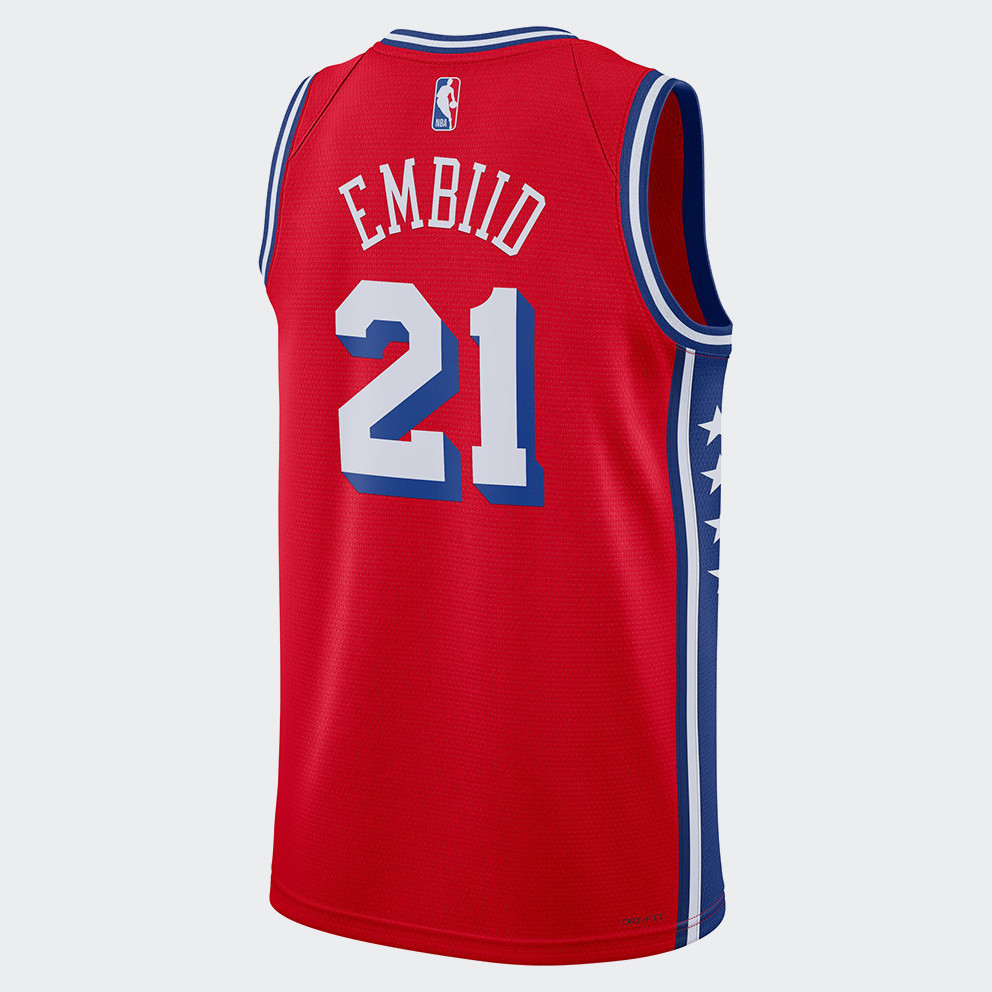 Jordan Dri-FIT NBA Philadelphia 76ers Statement Edition Swingman Ανδρική Φανέλα (9000162812_72404) φωτογραφία