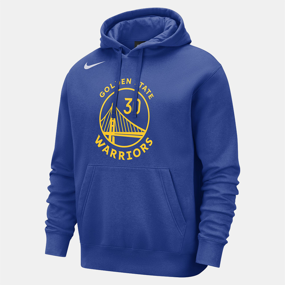 Nike NBA Golden State Warriors Club Ανδρικό Φούτερ με Κουκούλα