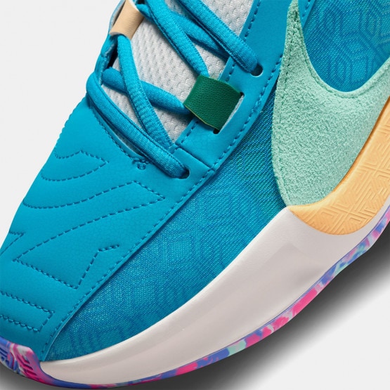 Nike Zoom Freak 5 Greece x Nigeria Men s Basketball Shoes Blue DX4985 400