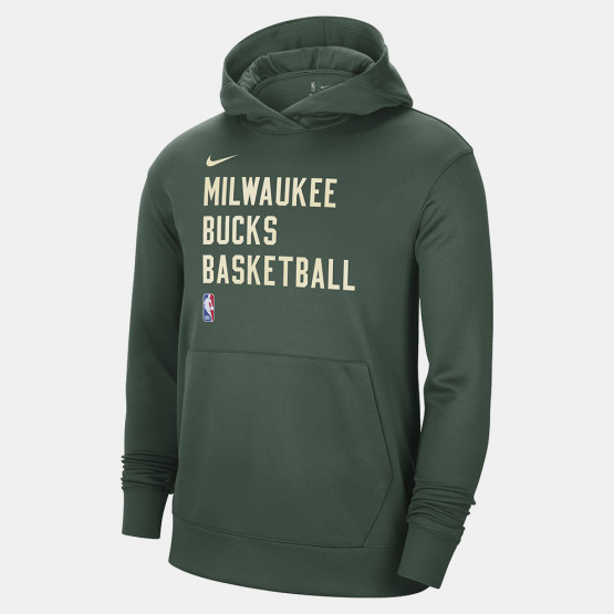 Nike Dri FIT NBA Milwaukee Bucks Ανδρικό Φούτερ με Κουκούλα