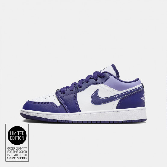 Air Jordan 1 Low "Sky J Purple" Kids' Basketball Shoes