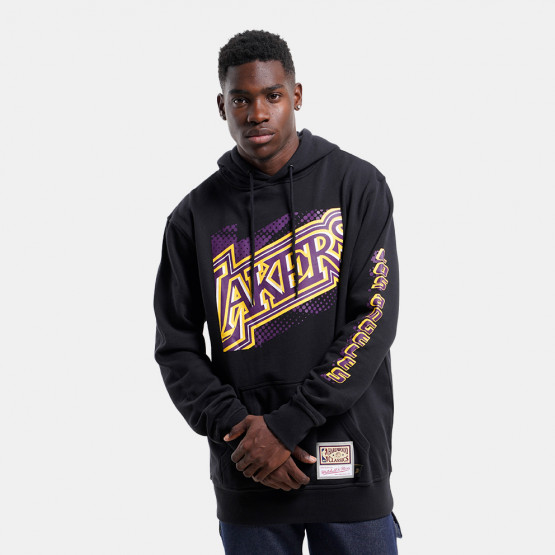 Mitchell & Ness NBA Los Angeles Lakers Big Face 7.0 Ανδρική Μπλούζα με Κουκούλα